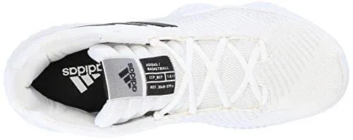 adidas Men's Pro Bounce 2018 Low Basketball Shoe, Black/Crystal White, 8.5 M US