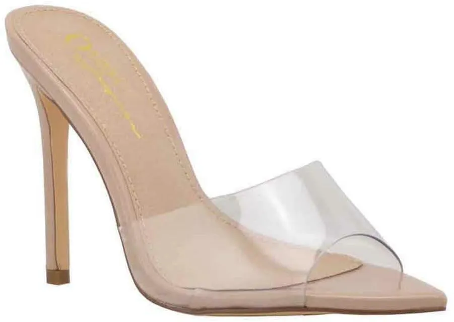 Always the One Nude & Clear Heels