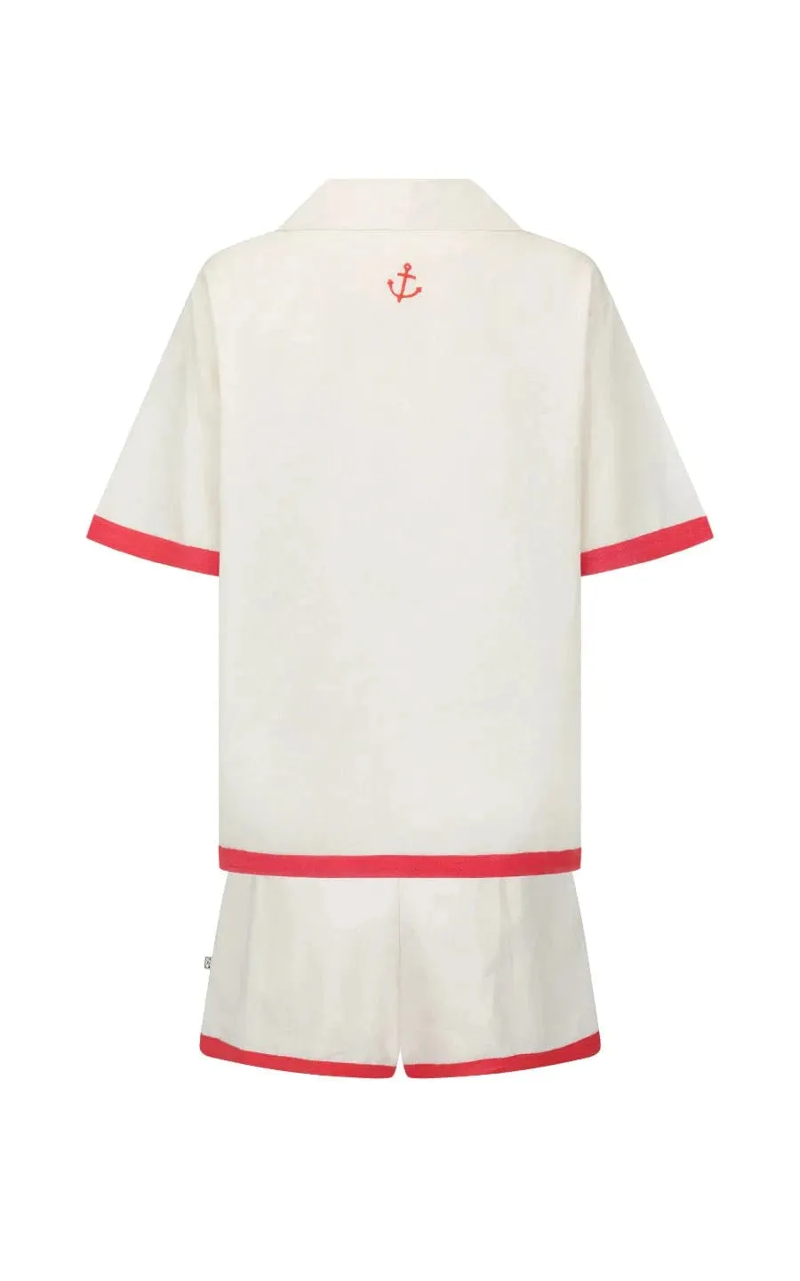 Araminta James | Del Mar Shirt Set Lobster Red