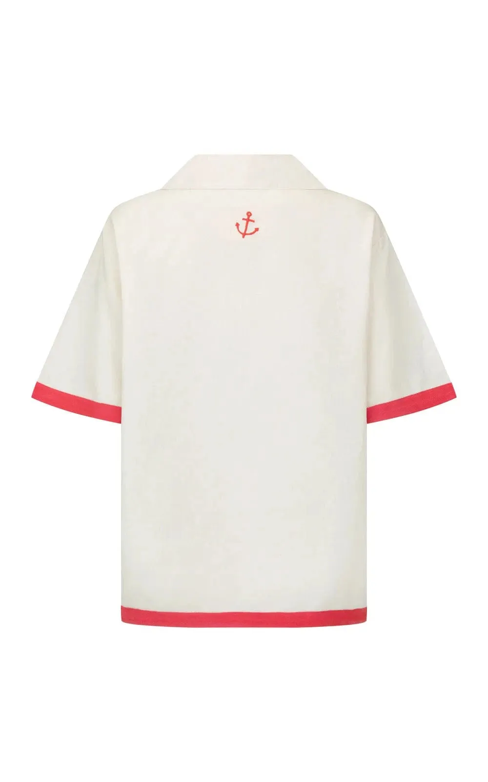 Araminta James | Del Mar Shirt Set Lobster Red
