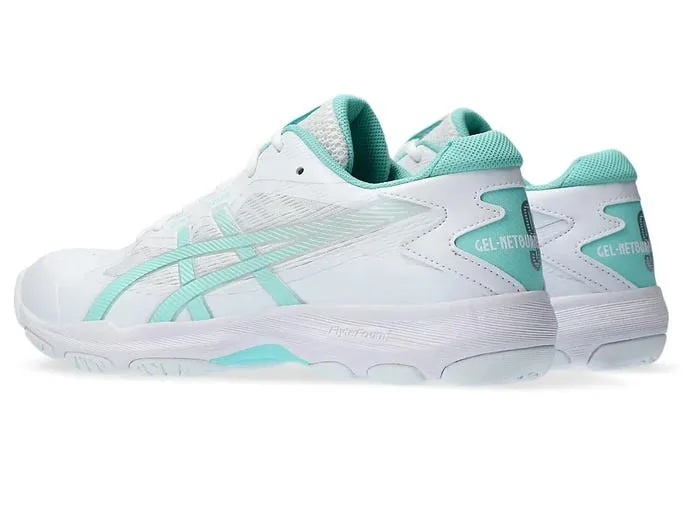 Asics Womens Gel Netburner Academy 9 - White/Illuminate Mint