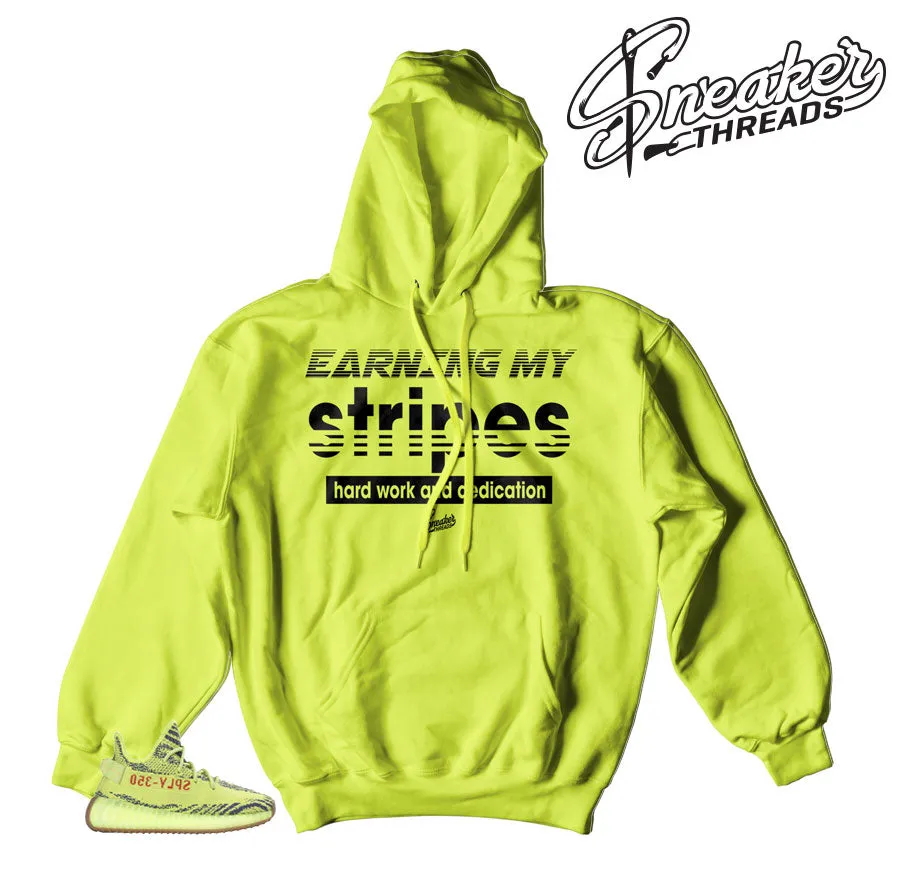 Boost Frozen Yellow Earning My Stripes Hoody