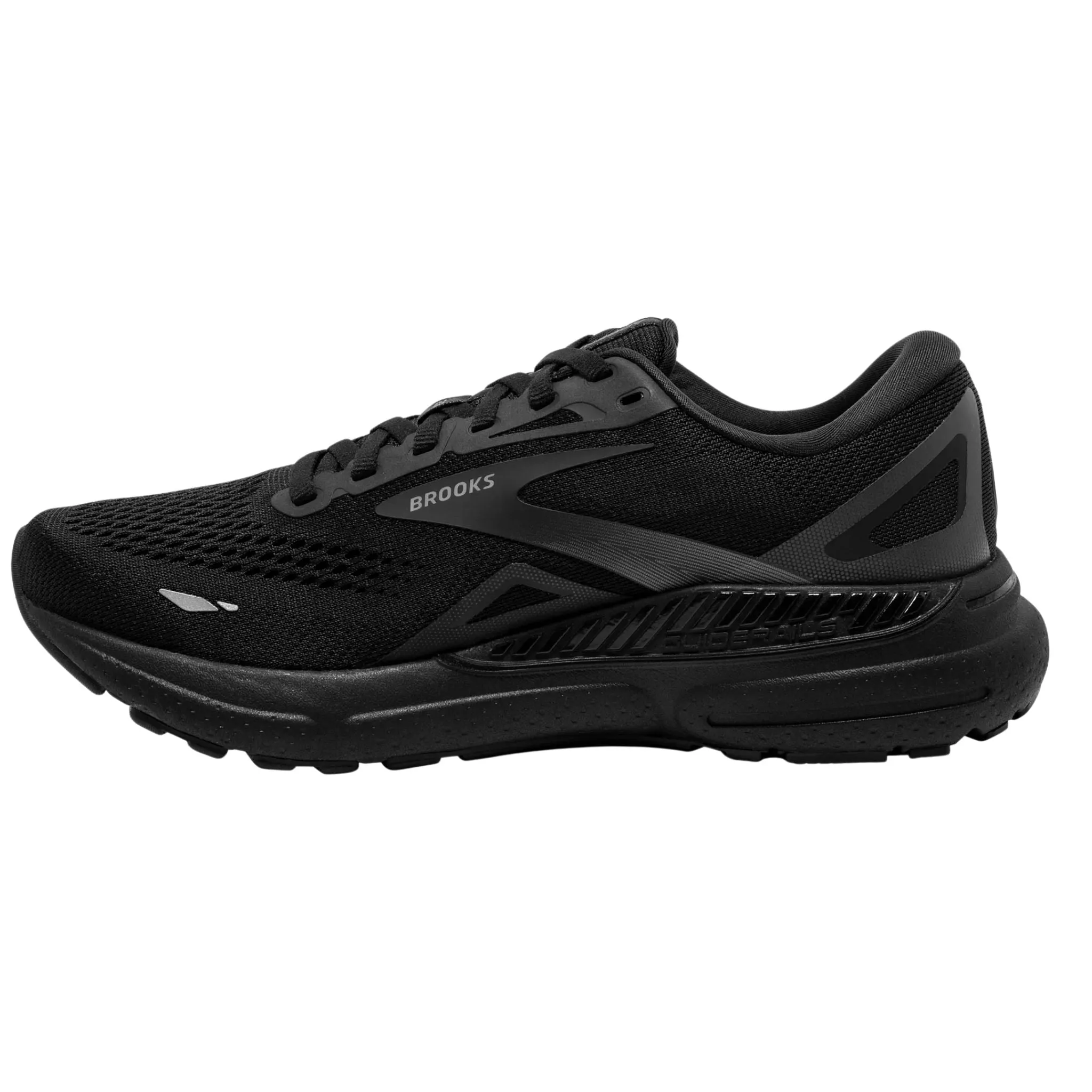 Brooks Men's 110391 020 Adrenaline GTS 23 Black Black Ebony Cushion Support Running Shoes