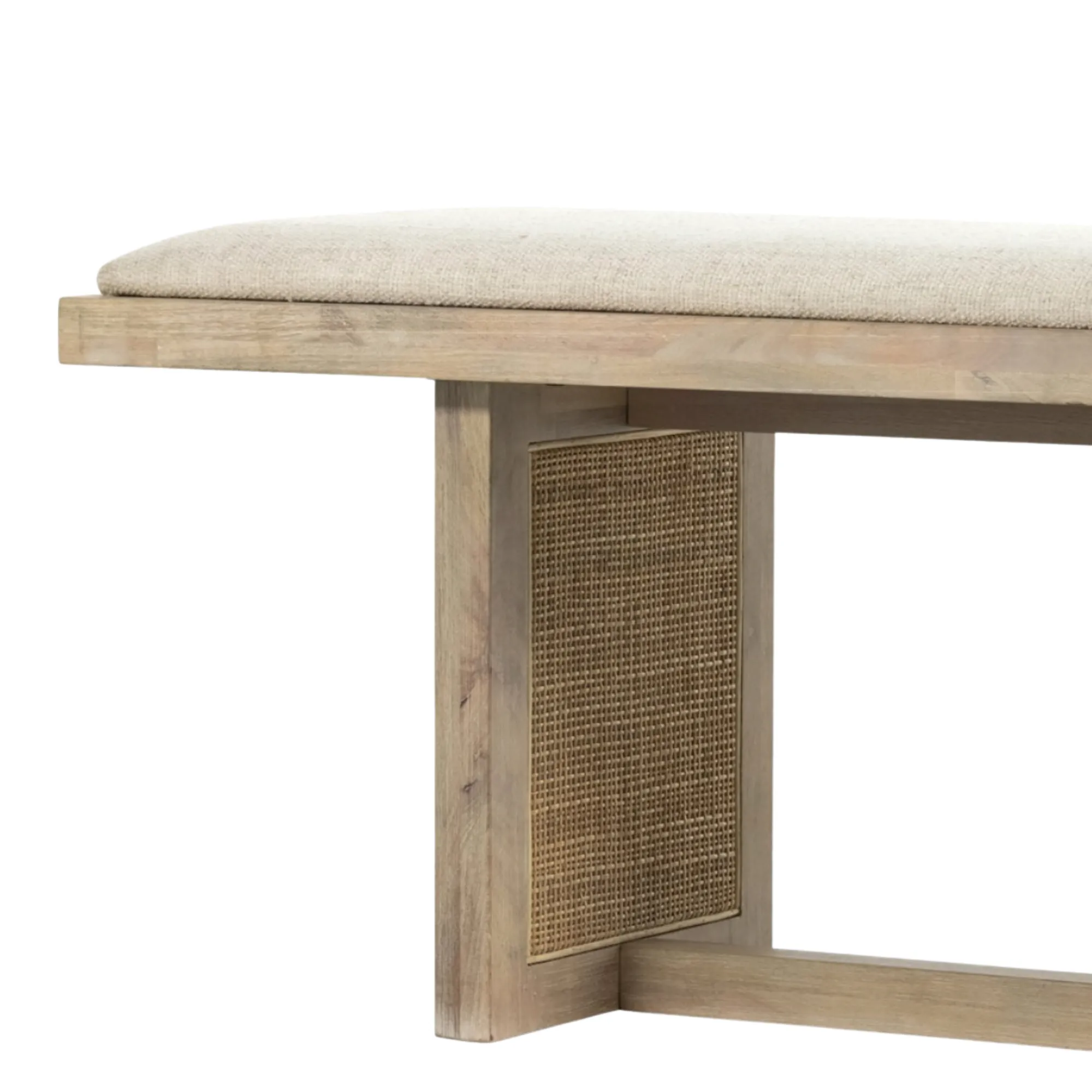 Claire Bench - White Wash