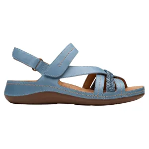 Clarks Cecily Strap Blue Combination Sandal (Women's)