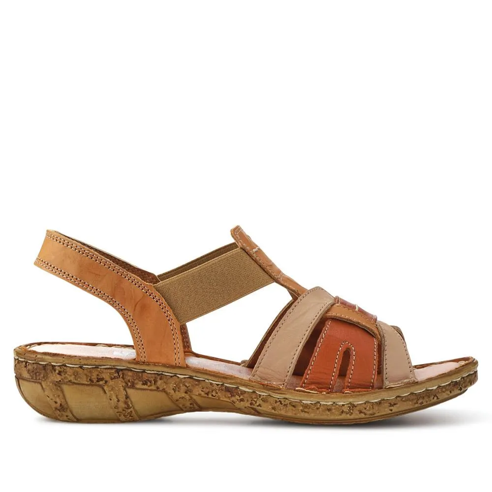 Cushioned Leather Sandals - HAK41013 / 327 453