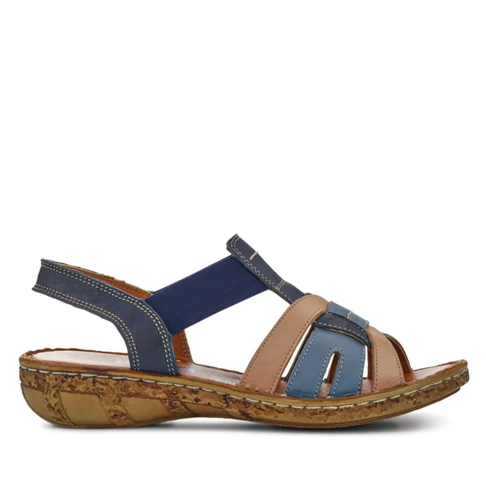 Cushioned Leather Sandals - HAK41013 / 327 453
