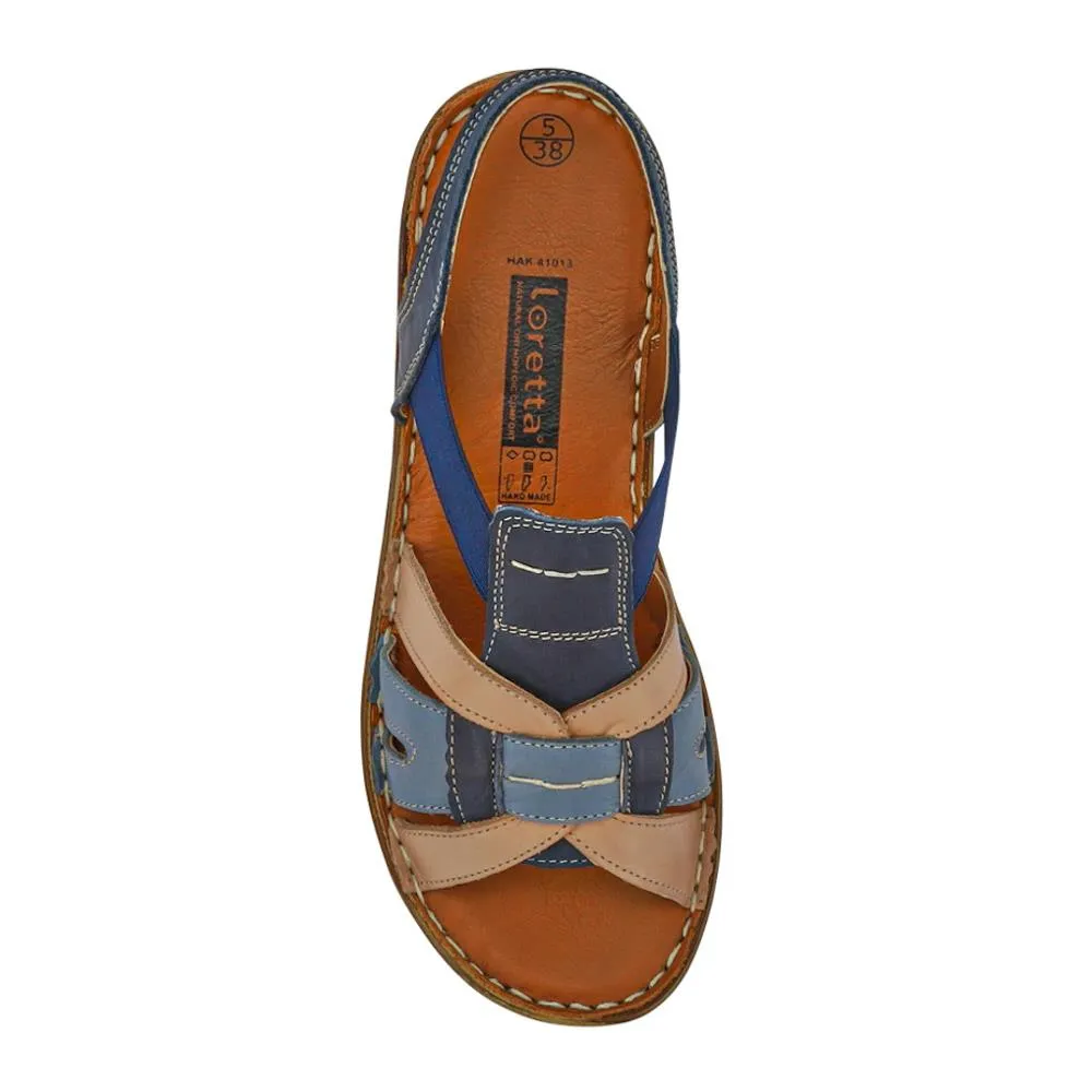 Cushioned Leather Sandals - HAK41013 / 327 453