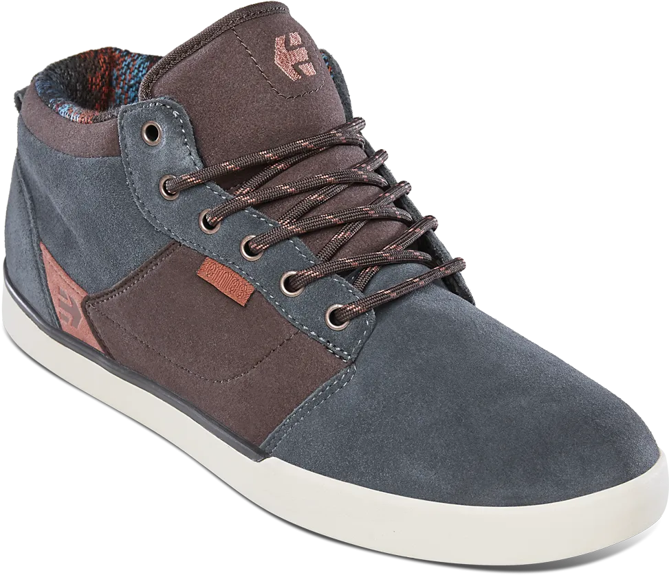 ETNIES JEFFERSON MID GREY/BROWN 9.5