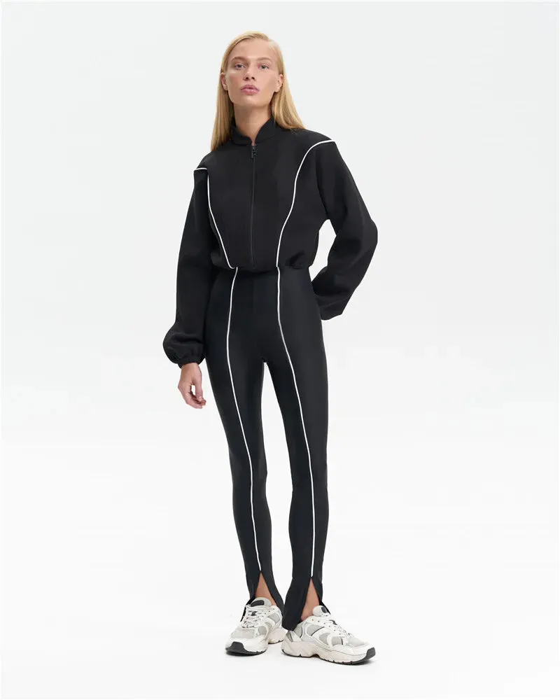 Fast Moves Long Sleeve Jumpsuit