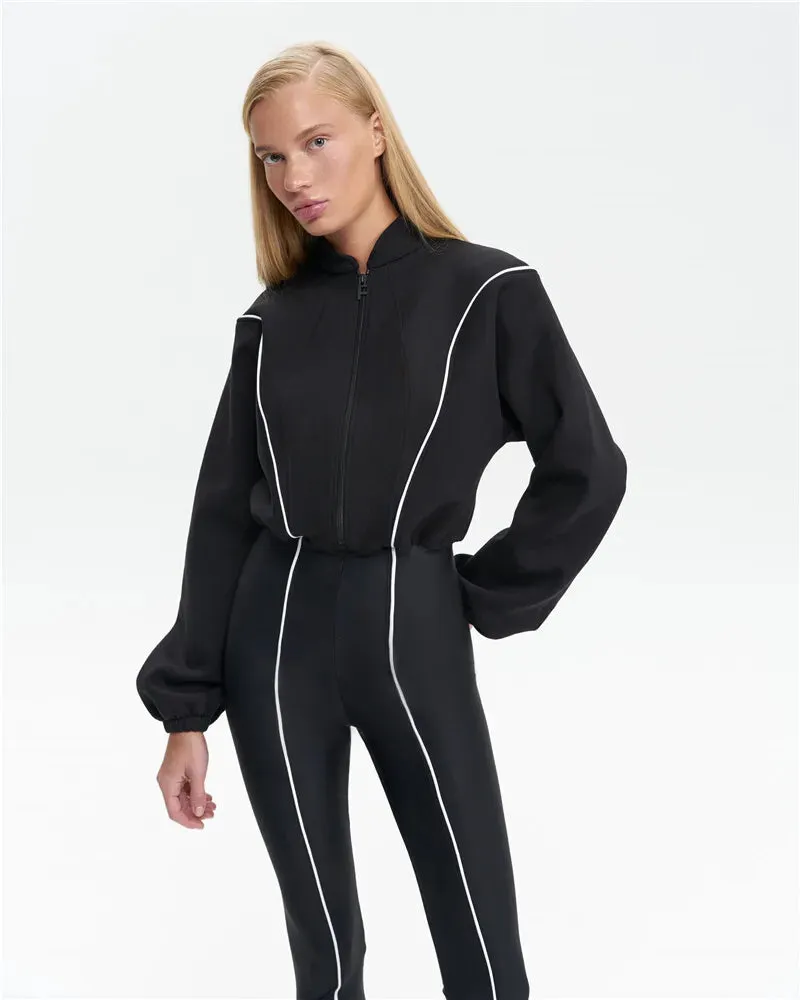 Fast Moves Long Sleeve Jumpsuit