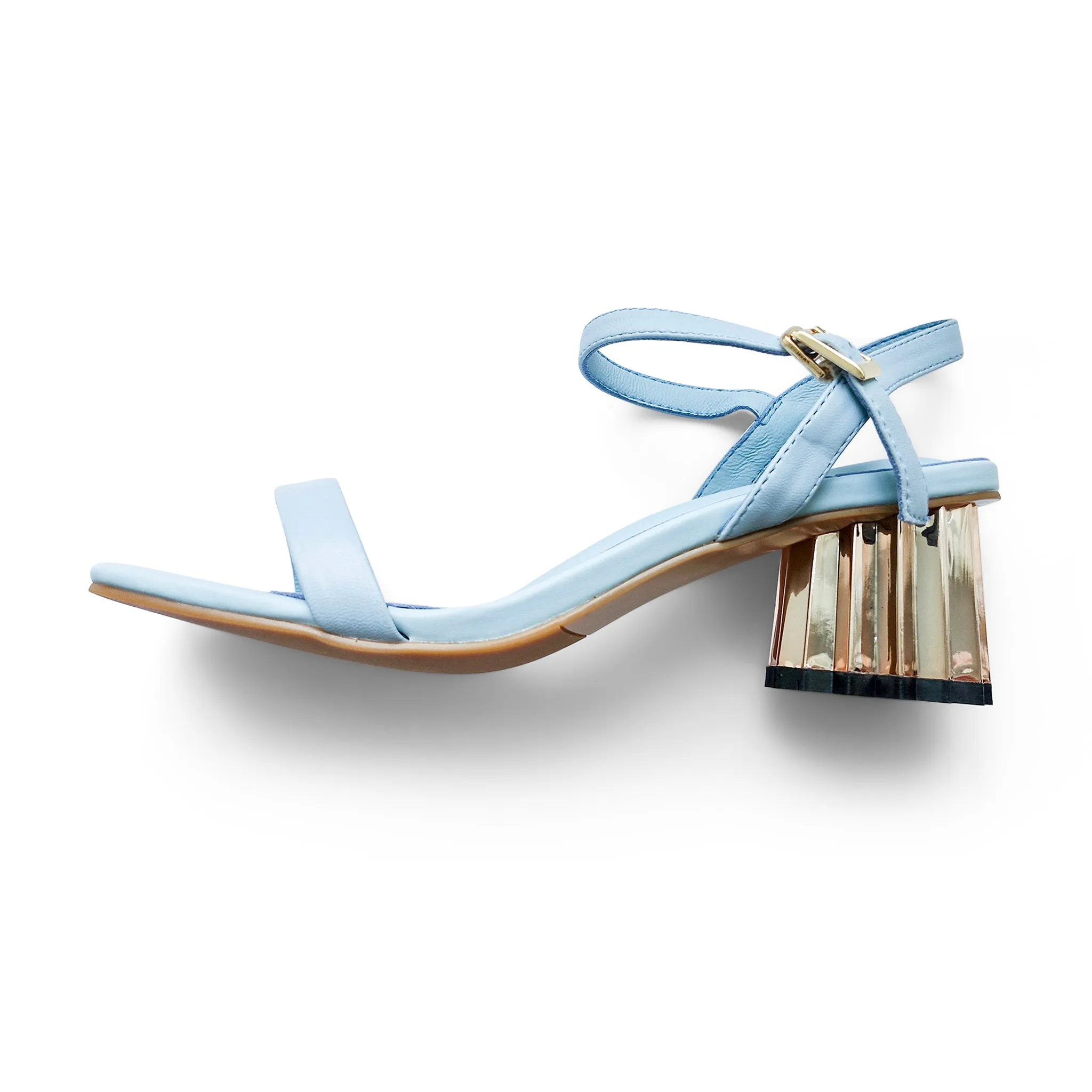 Isadora pleated heels series