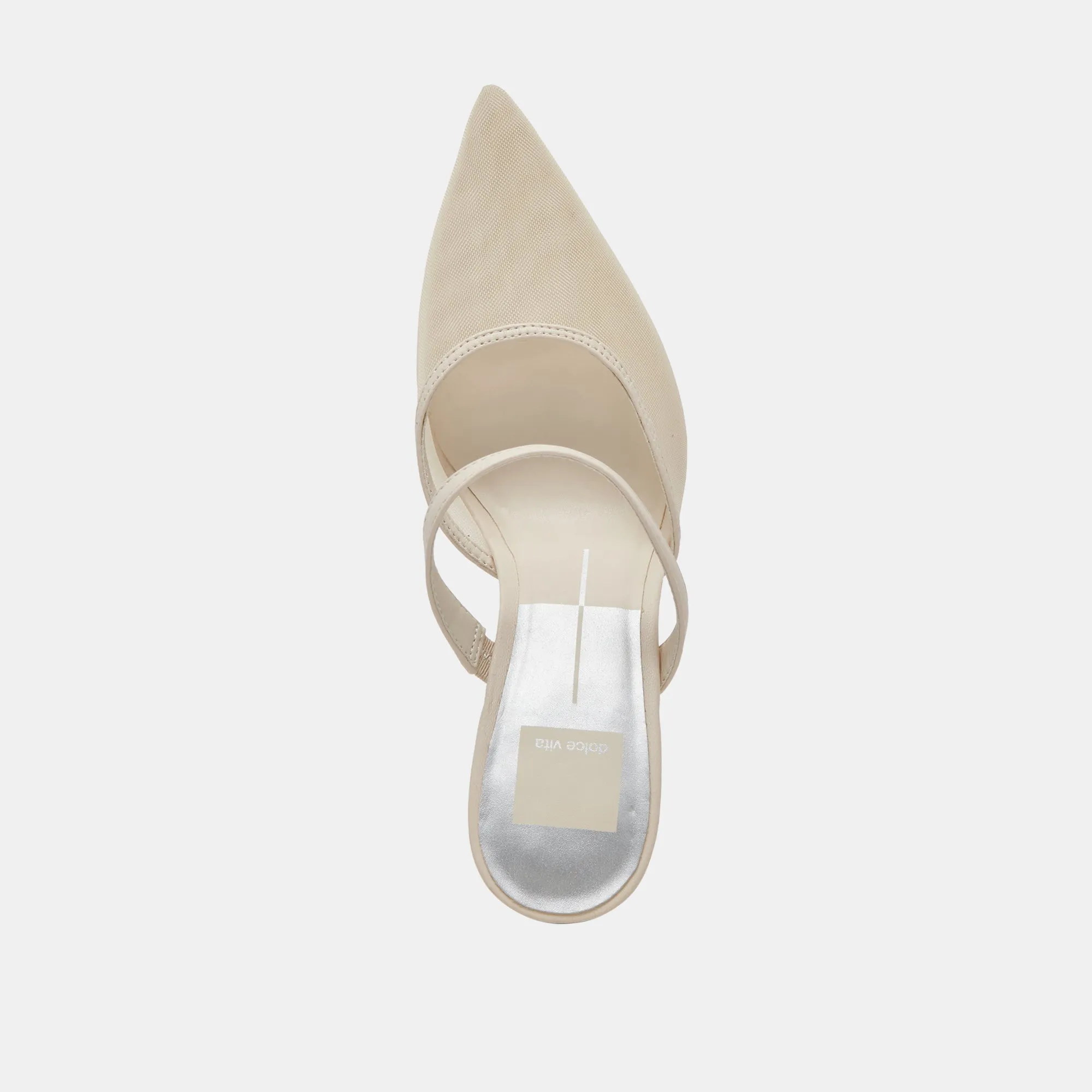 KATIK HEELS IVORY MESH