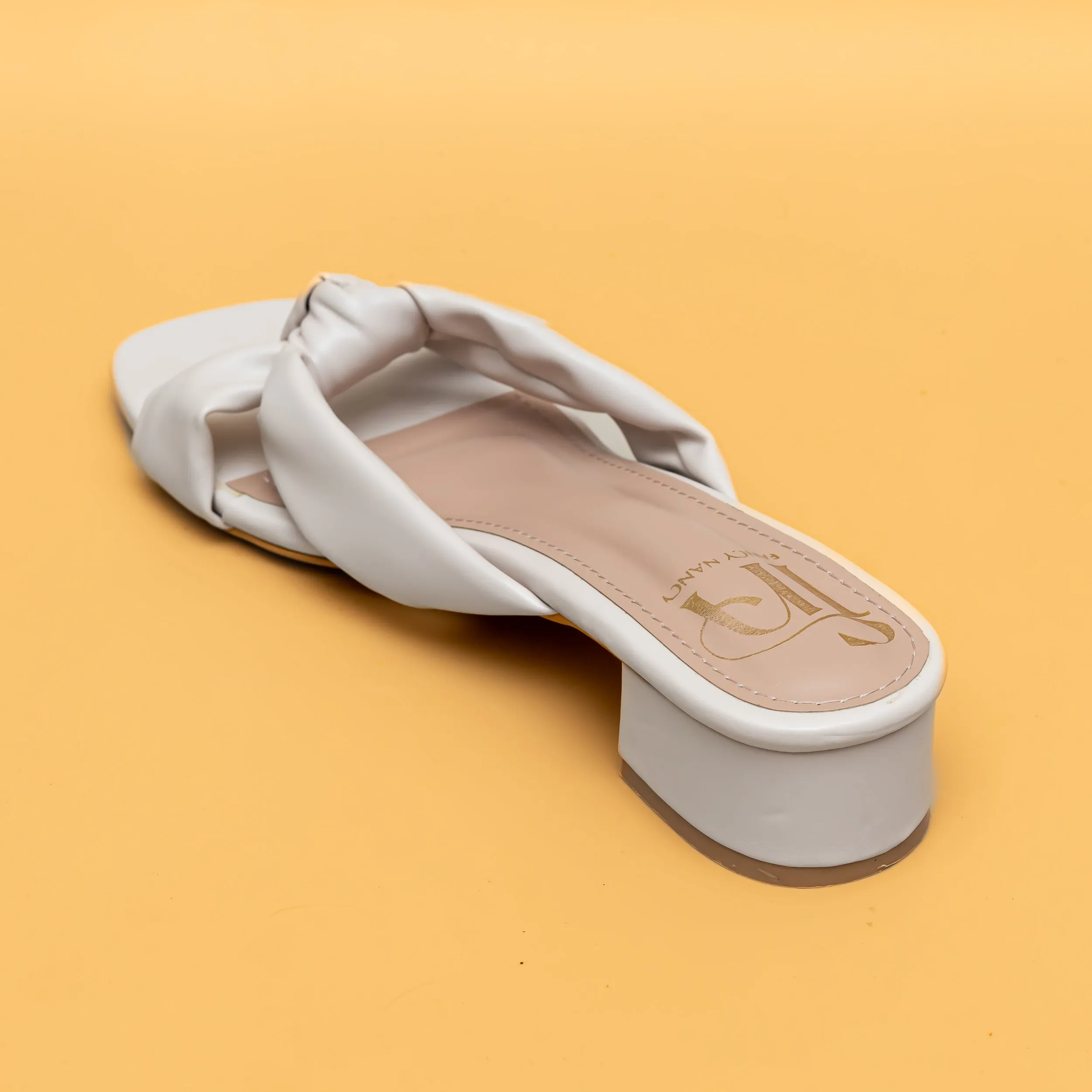 Knotty Heels - Cream