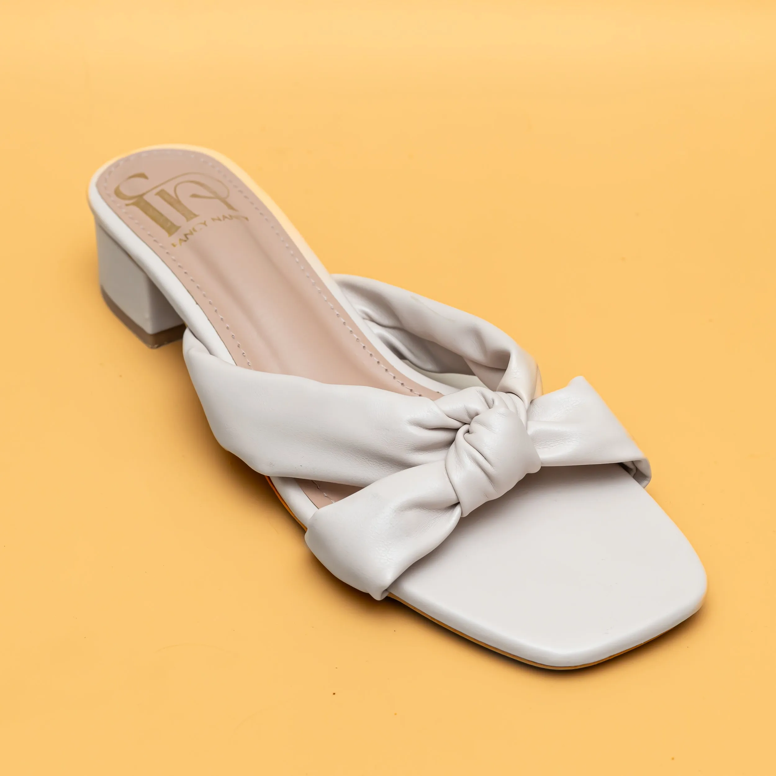 Knotty Heels - Cream
