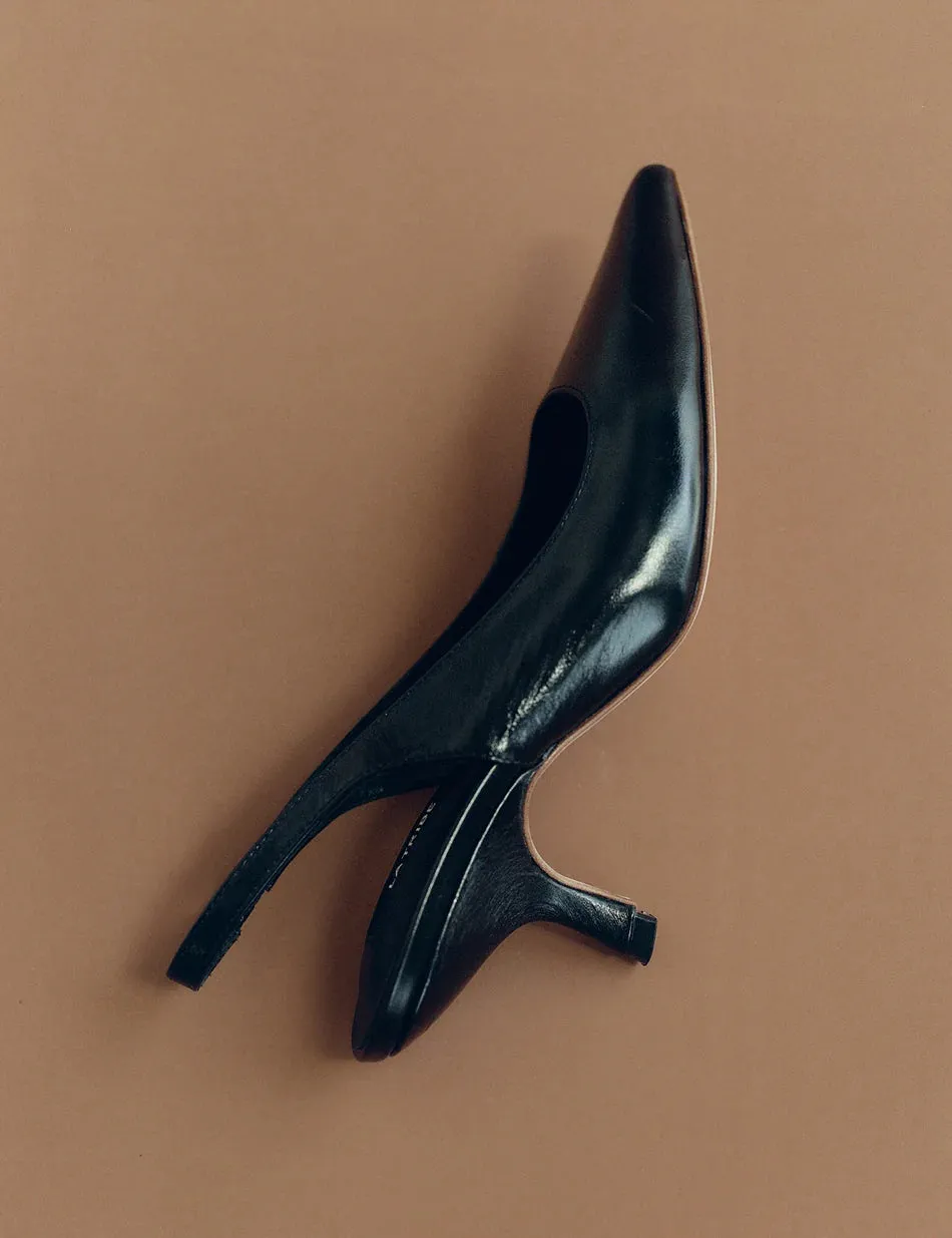 La Tribe Nina Sling Back BLACK
