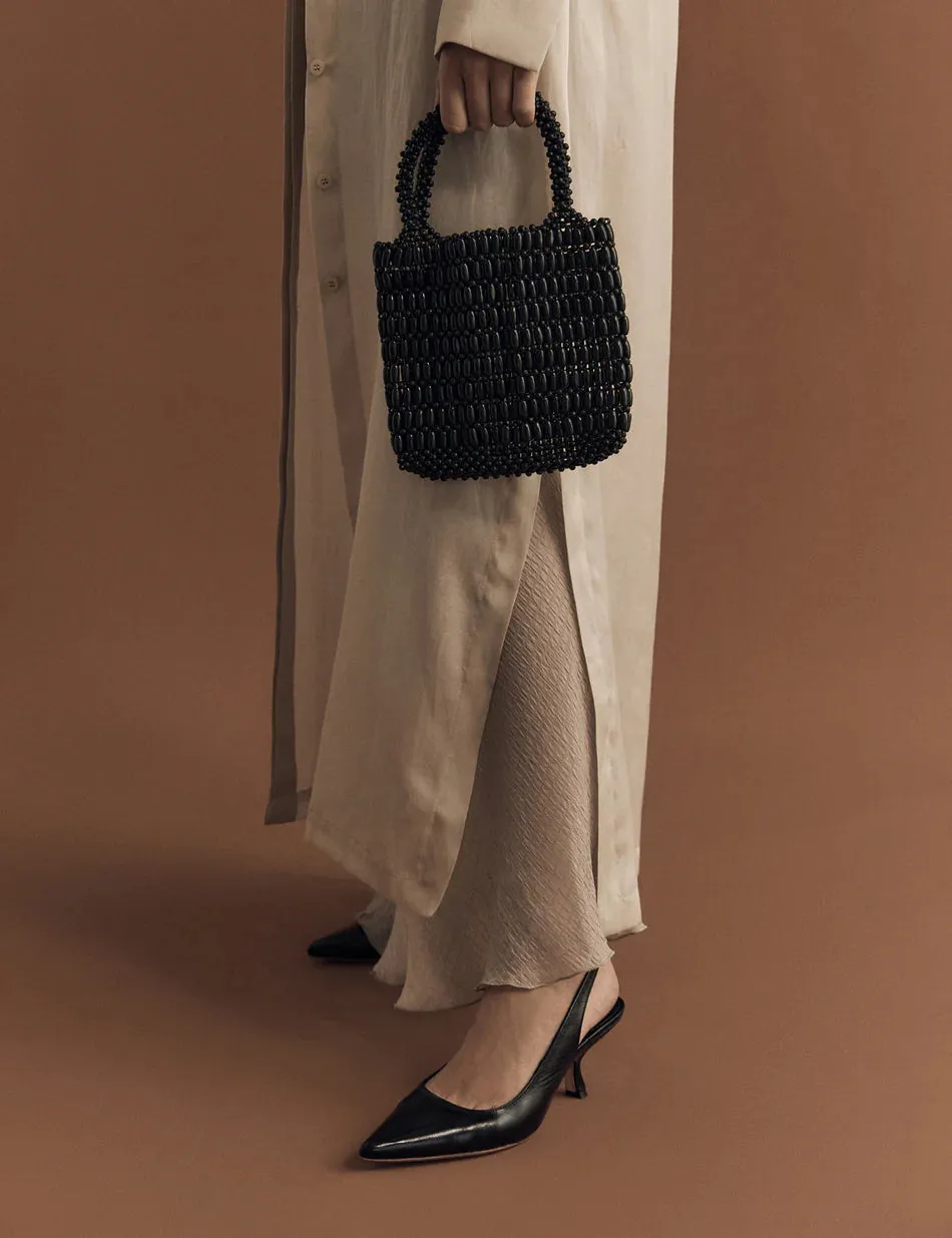 La Tribe Nina Sling Back BLACK
