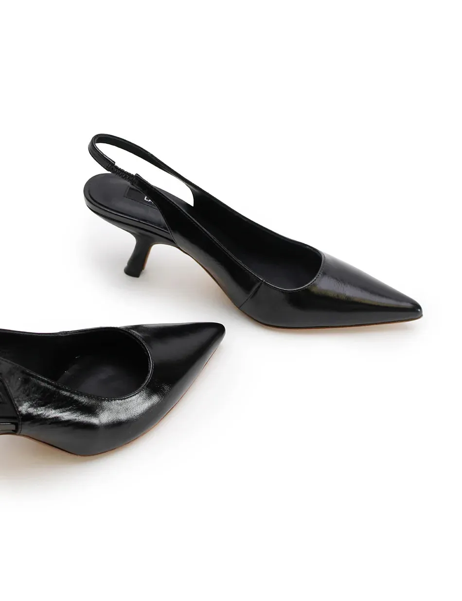 La Tribe Nina Sling Back BLACK
