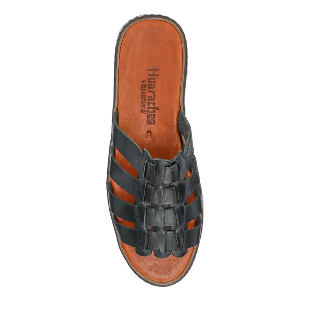 Leather Strappy Mule Sandals - EDNB40106 / 326 916