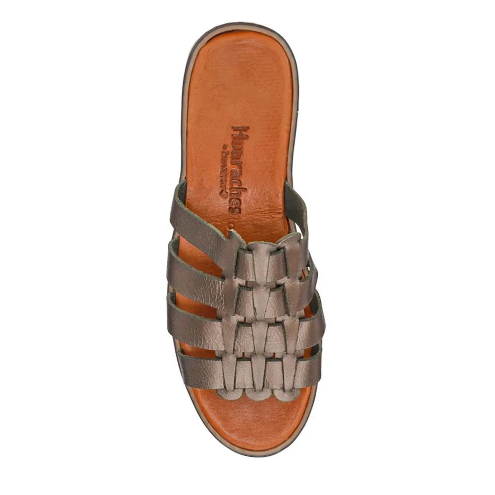 Leather Strappy Mule Sandals - EDNB40106 / 326 916