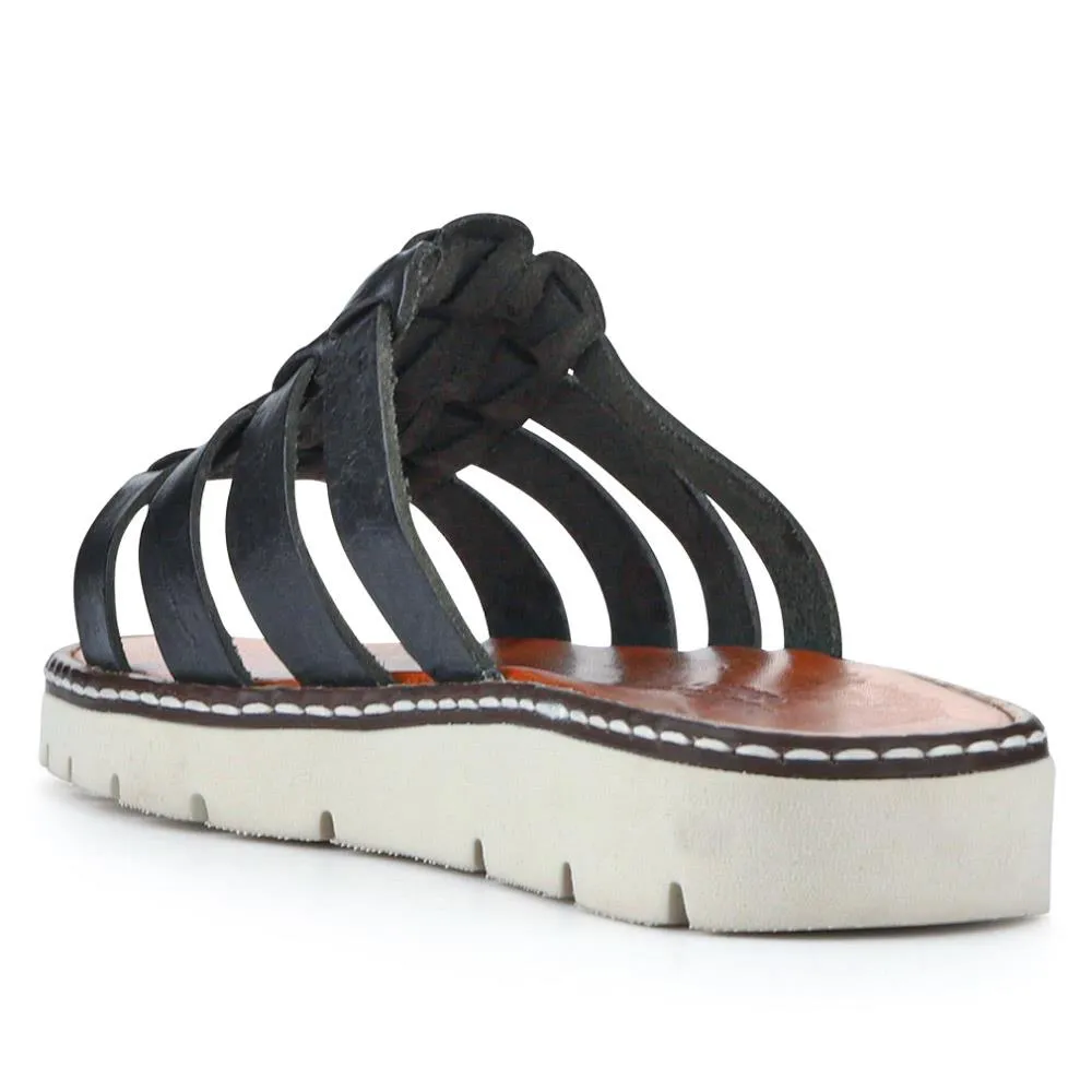 Leather Strappy Mule Sandals - EDNB40106 / 326 916