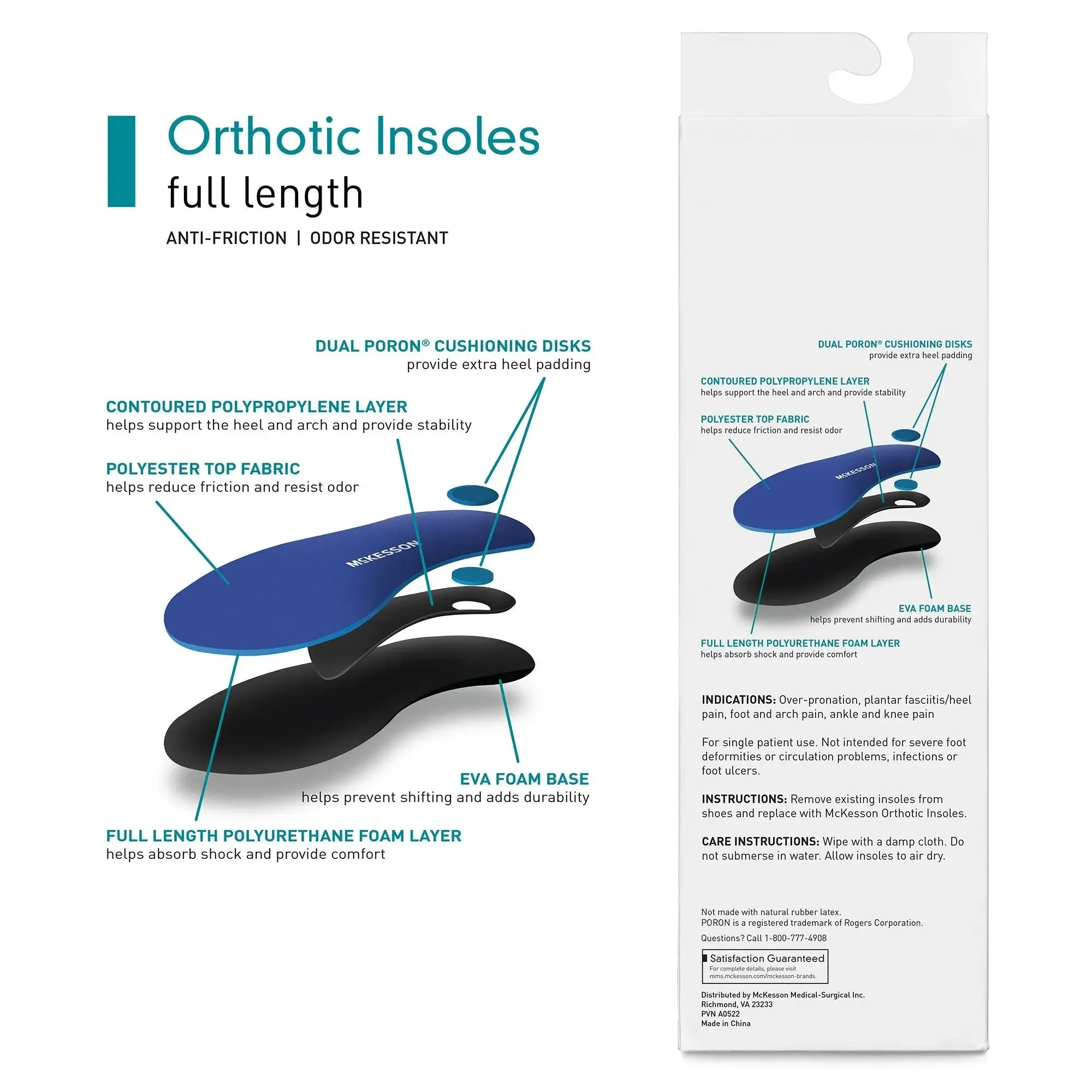 McKesson Insole, Size H