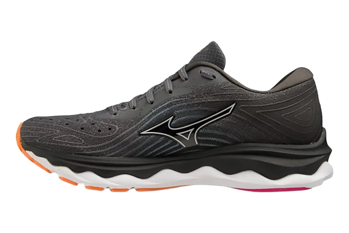 Mizuno Wave Sky 6 D Iron Gate/Nimbus Cloud Neon Pink Womens