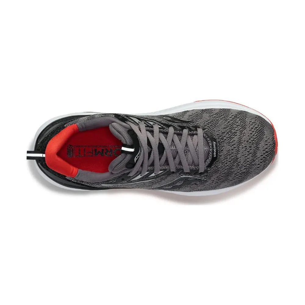 SAUCONY ECHELON 9 CHARCOAL/RED SKY - MENS