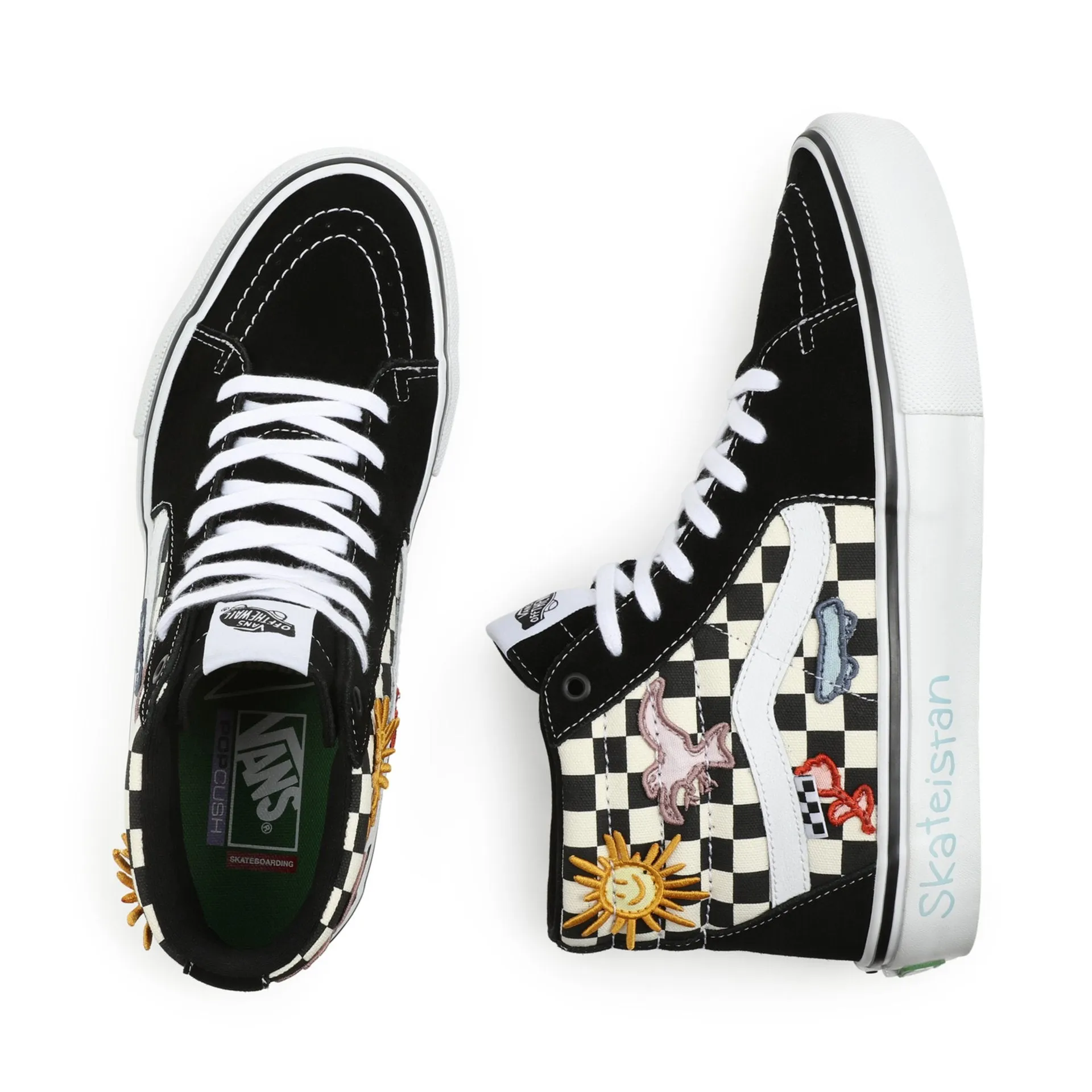 Skate Sk8-Hi Skateistan Checkerboard