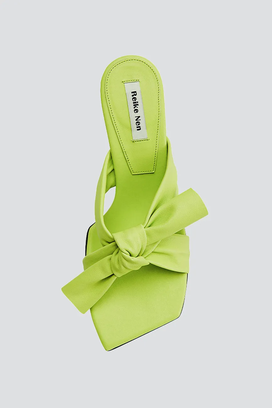TUBE RIBBON SANDALS