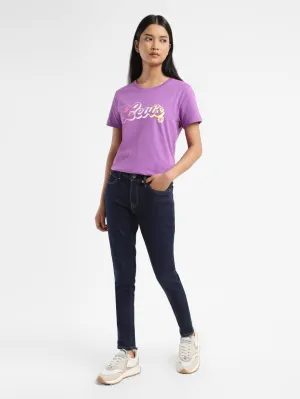 Women's 710 Indigo Super Skinny Fit Mid Rise Jeans